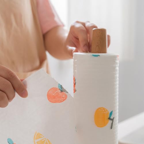 Paños de cocina desechables blancos para limpieza de armarios y hogar 6