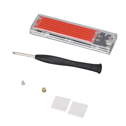 Adaptador externo transparente para disco duro Vikye USB3.1 Gen2 miniatura 7