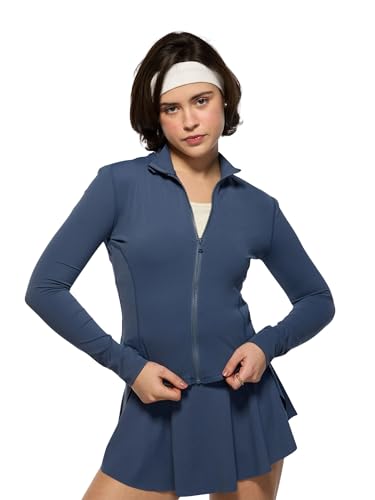 Image of CAVA Sculptor Jacket for Women | ADPT Nylon-Spandex, 4-Way Stretch, Moisture-Wicking, High Neck, Full Sleeves | Performance Activewear
