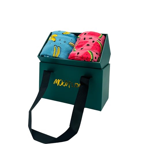 Chaussettes en bambou respectueux de l'environnement avec boîte cadeau pour femme