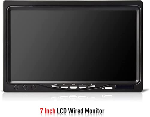 Erapta Backup Camera System 1080P Hd 7" Monitor With 2 Front Rear View Reverse 170° Wide Angle Cam Night Vision Ip69K Waterproof For Car Truck Rv Suv Pickup #TOP1