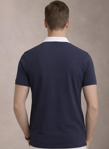 Image of ADRO Multicolour Polo T Shirt | 100% Cotton Mens Polo Tshirt | Regular Fit Half Sleeve Cut & Sew Polo T-Shirt for Men