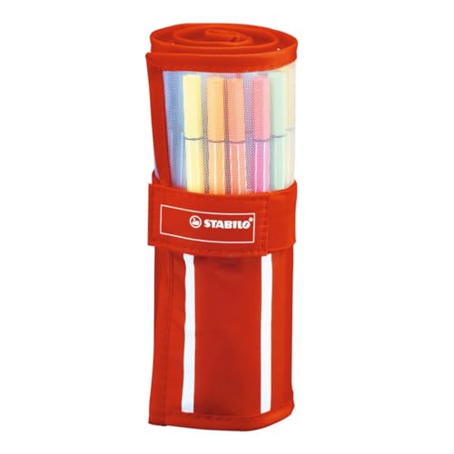 STABILO - Rotulador premium - Pen 68 - Estuche Rollerset de 30 - 30 colores diferentes