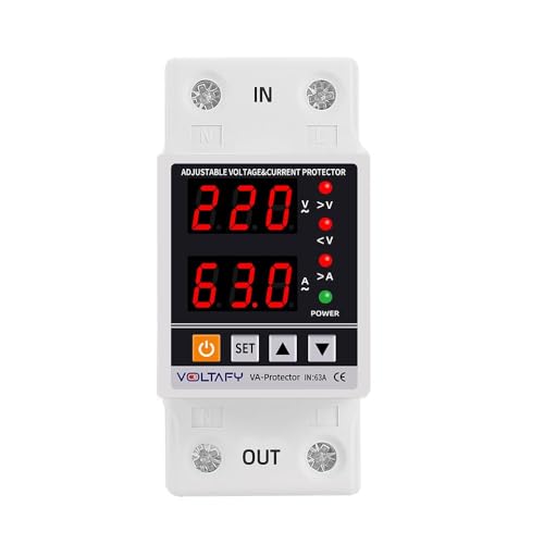 Smart Home Security Circuit Breaker (63A 220V), Digital Protectio...