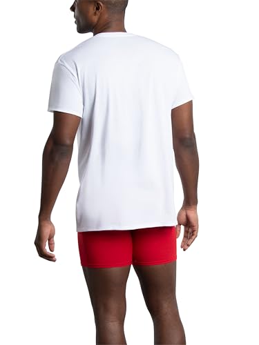 image for Fruit of the Loom Men's Active Cotton Blend Lightweight Crew T-Shirts 