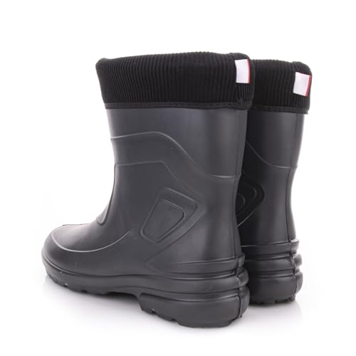 LEMIGO Damen Eva Gummistiefel Jessy 800 (Carbone Schwarz, EU Schuhgrößensystem, Erwachsene, Numerisch, M, 38)