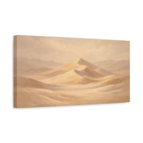 Tableau paysage désert sable pour apaiser la chambre 50x25