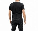 BLACKWILD Cintura renale | Supporto e comfort per sport e attività | Cintura renale moto uomo e donna | Design traspirante per la stabilità della schiena - Ideale per motociclismo, fitness, Nero , S