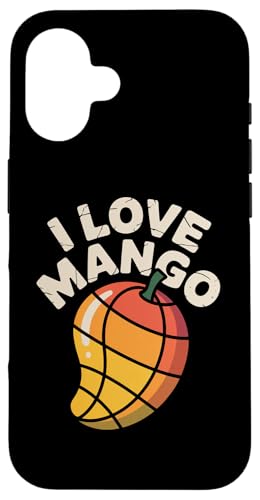 Diseño de amante de las frutas tropicales I Love Mango Carcasa para iPhone 16