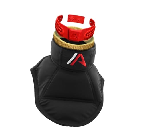 IceArmax Hockey Neck and Collarbone Guard Reinforced Protection from Both Hits and Cuts Youth and Kids Sizes from XS to XXL Helps to Avoid Knock Injuries and Skate Lacerations (M)