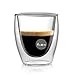 Produktbild Caffé Italia Torino 4 x 60 ml Doppelwand-Thermo-Gläser - für Espresso Tee Heiß- und Kaltgetränke - spülmaschinengeeignet