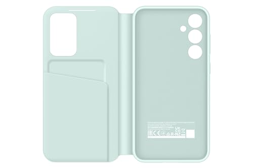 Image of Samsung Galaxy S23 FE S-View Wallet Phone Case, Protective Cover with Card Holder Slot, Finger Tap Display Window, US Version, EF-ZS711CMEGUS, Mint