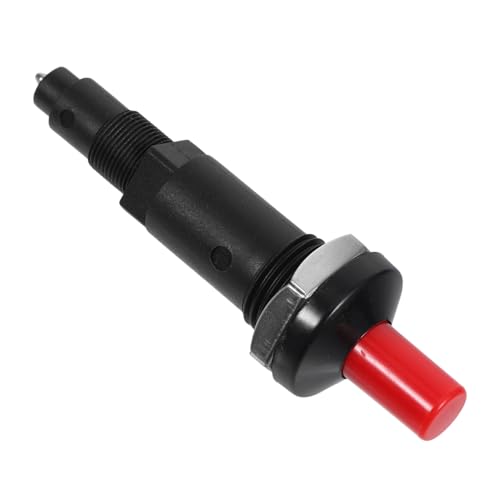 UKCOCO Allume Gaz Piézoélectrique pour Barbecue et Camping Allumage Rapide par Bouton Poussoir Dispositif de Sécurité Intégré Compatible Brûleurs à Gaz et Réchauds Portables