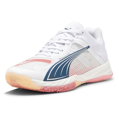 PUMA Womens Accelerate Nitro Sqd Racquet Volleyball Sneakers Shoes - White - Size 6 M2