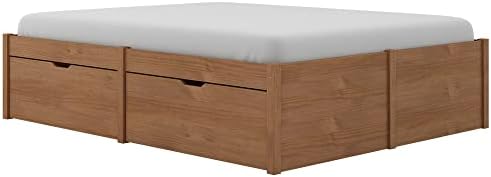 Cama Casal 4 Gavetas Madeira Maciça Beauty Siena Móveis