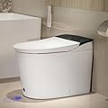 CANEST Smart Toilet with Bidet, Full-Area Seat Sensor, Foam Dispenser, Auto Temp Control Wide Heated Seat&Instant Water, Auto Open/Close, Foot Sensor, Elongated Smart Toilet with Quiet Flush (FC-002)