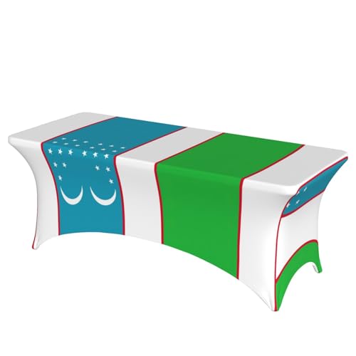 Housse de table rectangulaire Ouzbékistan élasthanne 1.8m EdWal