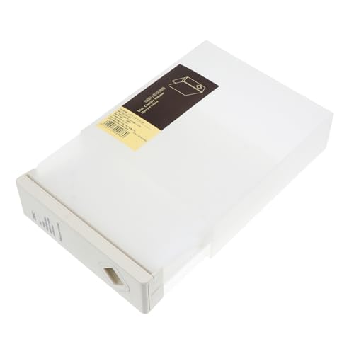 DOITOOL 1Pc CD Storage Box Durable Case for Organized Optical Disks for Bedroom and Vehicle Use Stackable Design for Space Saving Storage