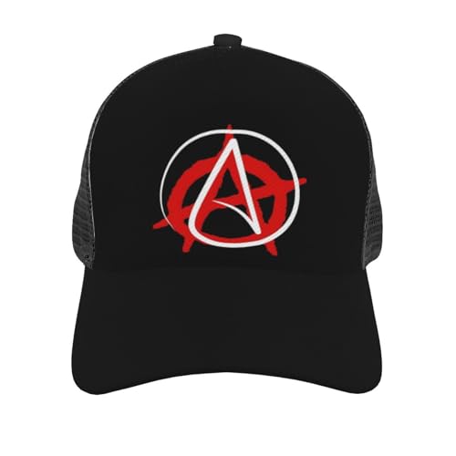 Atheist Symbol Unisex Mesh Baseball Caps - Classic Adjustable Hat3