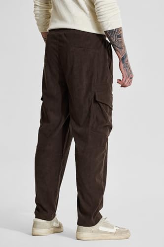 Image of SNITCH Men's Relaxed Fit Mid Rise Cargo Pant