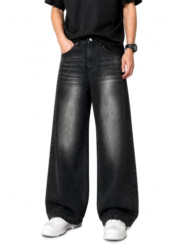 Generic THE BB ERA Clothing Men's Wide Leg Jeans Blue - Image 2