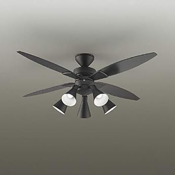 DAIKO ASL-515 LED Ceiling Fan, LED Bulb, 7W E17 x 5 Lights, Daylight White 5000K, Movable Light Fixture, 13.6 sq ft 6 tatami mats, Simple Installation Type
