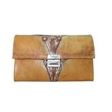 déqua G8 Unikat Geldbörsein in braunem Büffelkopfmuster und braunem Innenleder. Der Geldbeutel von déqua hat 4 große Steckfächer mit 16 Kartenfächer und vorne ein Kleingeldfach mit Reißverschluss. 15,5 x 10 cm