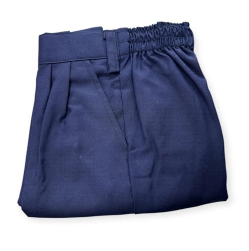 Image of School Uniform Trousers for Boys and Girls, Formal Regular-Fit School Pants, Comfortable, Durable Fabric for Daily School Wear.