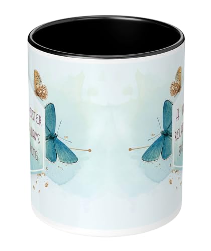 Image of Raksha Bandhan Gifts Printed Mug with Keychain Best Rakhi Combo Gift for Brother & Sister Rakshabandhan Return Gifts for Sister White 350ml Coffee Mug(Pack of 5)(Combo Set)(RMCKRCG1002)