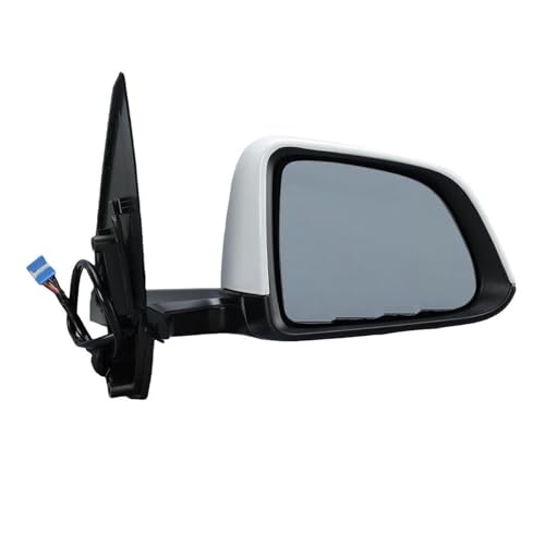 Rétroviseur électrique 13 broches rabattable blanc pour Model Y bras long droit