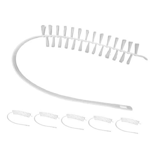 MOBUTOFU 6 Cepillos De Limpieza para Aire Acondicionado Soporte para Tambor Limpiador De Lavadora Eléctrica Tubo De Cal Lavavajillas Botella De Fregado Líquido Removedor De Fregado