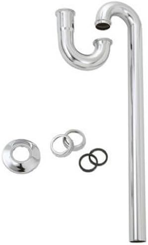 Master Plumber 453-050 MP Lavatory Floor S Trap, 1-1/4-Inch X 20-Inch