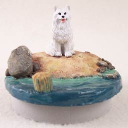 Conversation Concepts Miniature American Eskimo Candle Topper Tiny One 