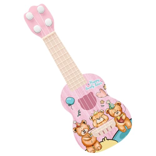 Toddmomy Ukelele Juguete de Instrumento Musical para pequeños bebé Juguetes Musicales Juguetes Musicales para pequeños Guitarra de Juguete Musical Guitarra Miniatura el plastico