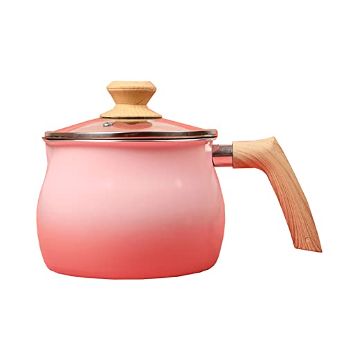 Milk Pans/Stock pot/frying pan, (17cm) non-stick pan Cooking Pots/Cool Touch Handles?for Induction and Gas Hobs (Color : E)