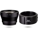 Ricoh Televorsatzobjektiv GT-2 [Kompatible Modelle: Ricoh GR IIIx] [1,5-Fach Telekonversionsobjektiv] & GA-2 [Kompatible Modelle: RICOH GR IIIx] [Adapter Wird verwendet]