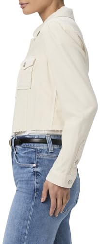 PAIGE Women's Cropped Pacey Jacket with Raw Hem3