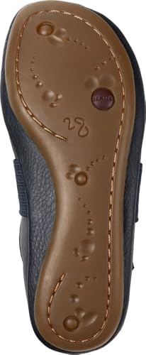 Camper Kids Girl's Right Ballet Flat, Navy, 26 Standard US Width EU Little Kid (9.5 US)3