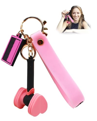 FUGLUS Black-Pink,Llavero Accesorios Black-pink Llavero Rosa Adecuado,Llaveros para...