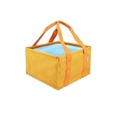 Porta Klappeimer Multifunktionale Klappeimer Klappbecken Camping Geschirrspülen Wasser Angeln Eimer for Camping Wandern Reisen Angeln Waschen 11L (Color : Yellow)