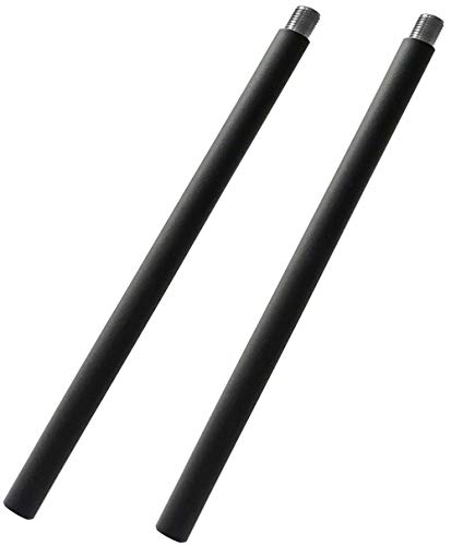 Artigarden Outside Shepherd Hook Extension Poles, 2-Packs, Matte Black, NOT for Any Other Brands