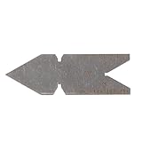 Stainless Steel Fishtail Center Gauge Screw Thread Lathe Cutting Tool for Quick Comparison(#2)