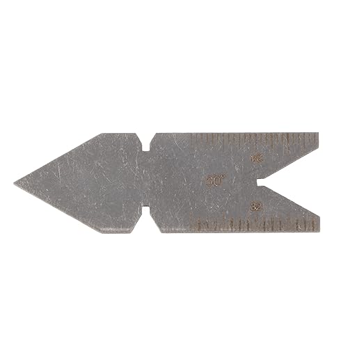 FTVOGUE Outil de Coupe de Tour à Filetage en Acier Inoxydable, Jauge Centrale pour Mesurer Le Pas de Filetage et Comparer l'angle de Filetage (Filetage métrique ISO60 degrés)