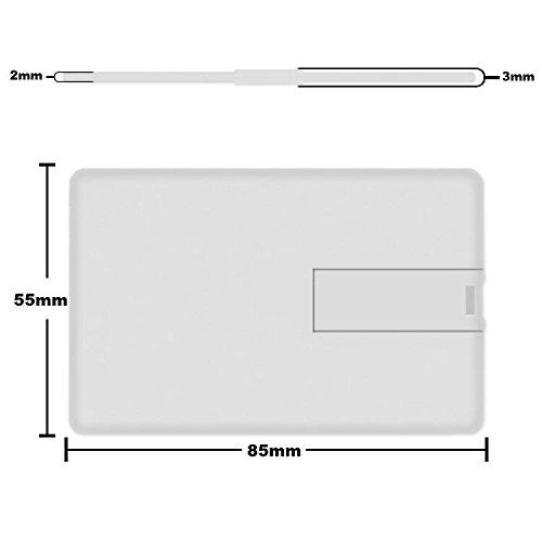 Personalized Diy Custom Logo/Text 8Gb Credit Card Style Usb Flash Memory Stick Thumb Drive #TOP4