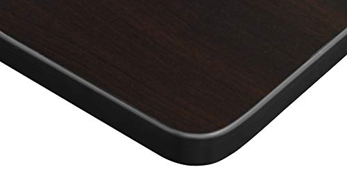 Regency Rectangular Standard Table Top, 72 x 24, Mahogany/Mocha Walnut - Thumbnail 3