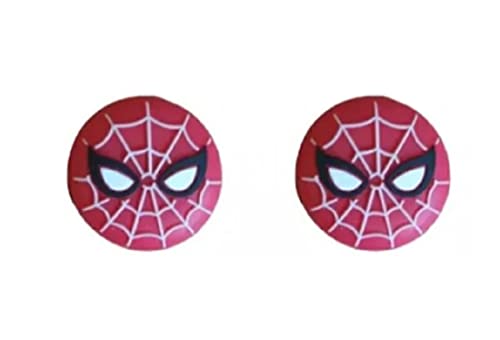Pack of 2pc M Spiderman Thumb Grip Joystick Analog Caps Thumb Grip Controller Key Caps Cover,Non-Slip Silicone Handle Protection Cover Suitable for PS5/PS4/Xbox Series X one - PARTS4U®