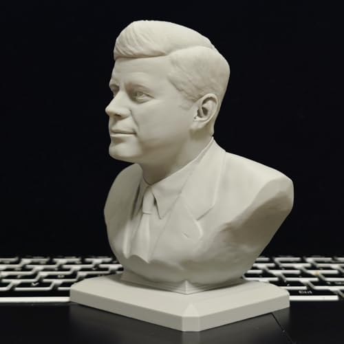 Busto de John F. Kennedy Estatua Decorativa 10 cm miniatura 3