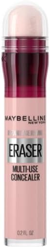 Maybelline New York Instant Age Rewind Eraser Multi-Use Concealer, Under Eye Dark Circles Treatment, Up to 12 hours, Vegan, Pink Concealer, 160, 6 ml