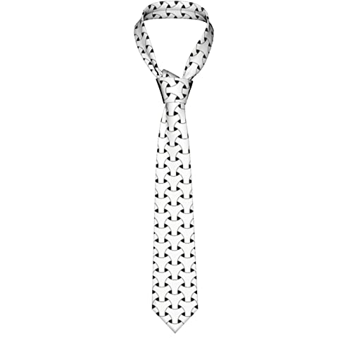 291 Cravate Homme Mariage Motif De Maille Géométrique Cravatte D'Affaires Officielle Cérémonie Men'S Tie Moderne Réunion Cravates Mariage