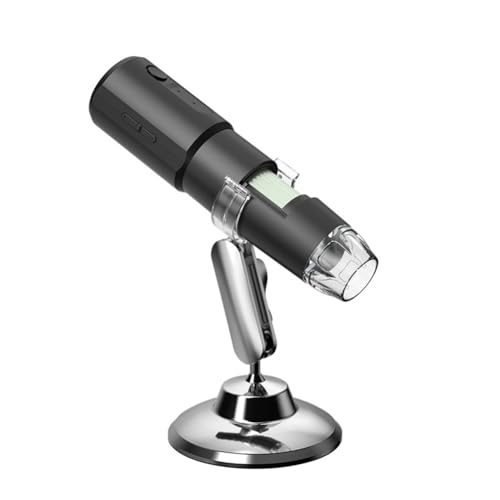 TKOWTB Handheld Digital Microscope Wireless WiFi for Kids Adults 50x-1000x Magnification with 360 Rotate Stand for iOS Android